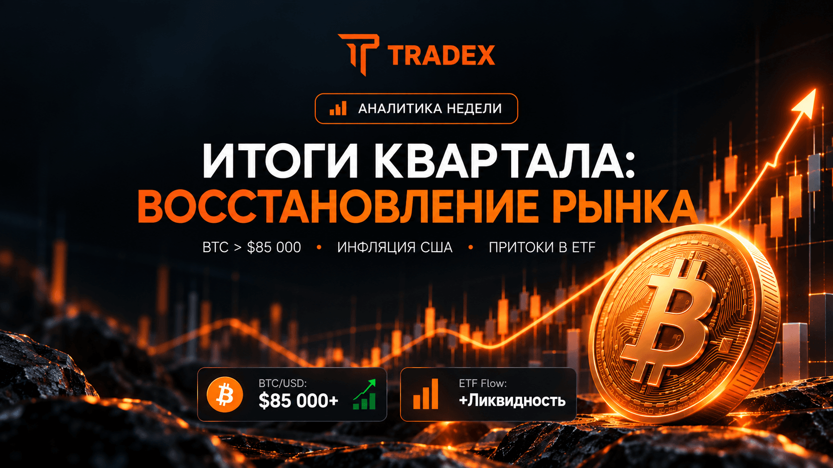 Криптоитоги недели: закрытие квартала, институциональные притоки и динамика ключевых активов