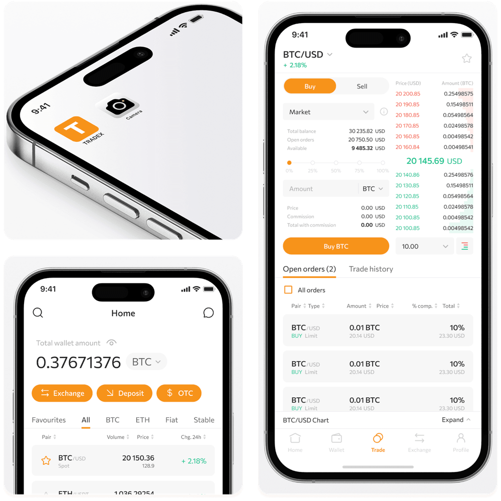 Tradex - the official cryptocurrency exchange in Belarus